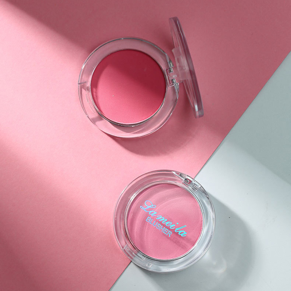 Lightweight Matte Milk Tea Blush Powder for Professional Contouring